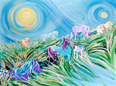 Dancing with the Wind by artist Linda Rauch
